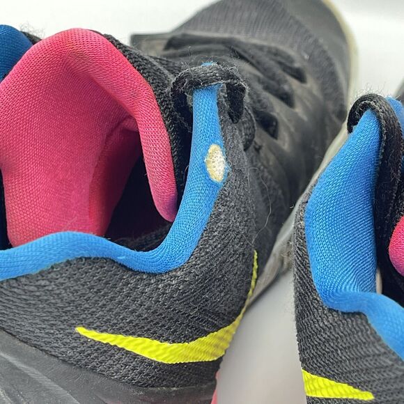 Nike Kyrie 5 Just Do It MENS SIZE 8 AO2918-003 Black Multi Neon Pink Blue Yellow - Picture 3 of 11